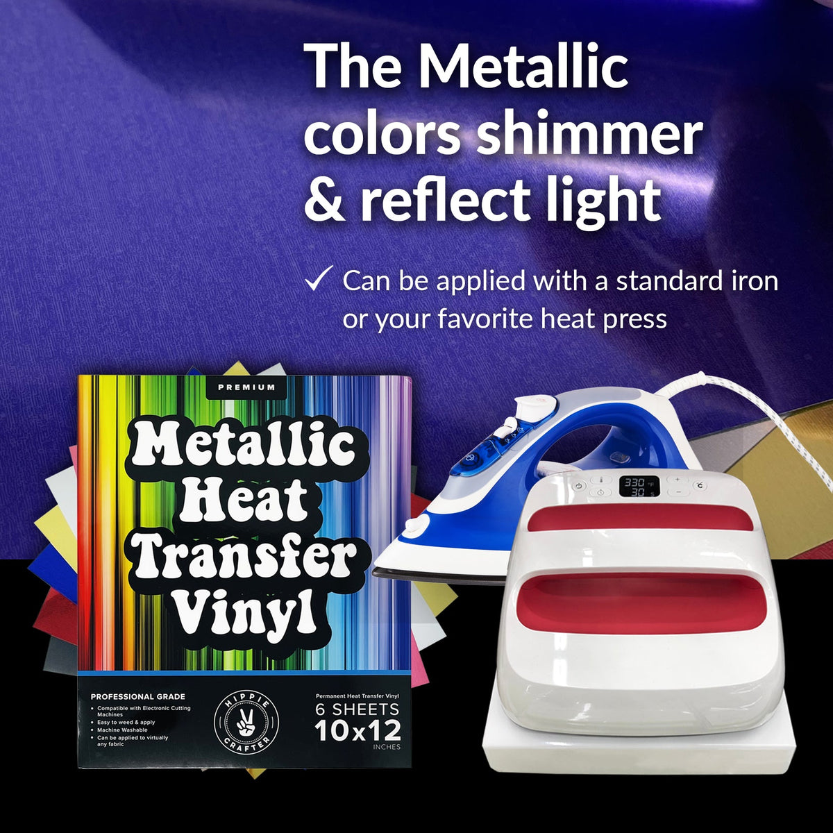 metallic heat transfer vinyl rolls htv