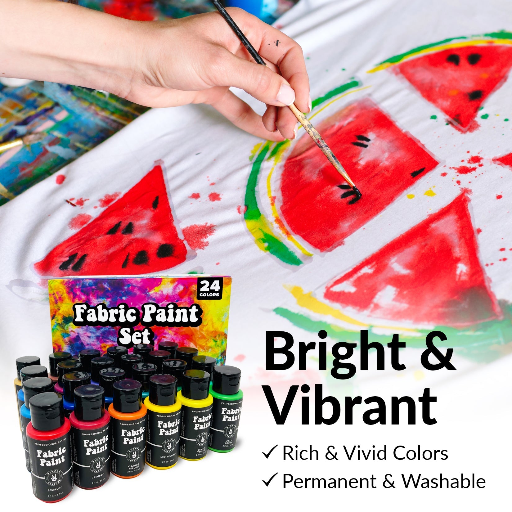 Educational Colours Fabric Paint White 500mL