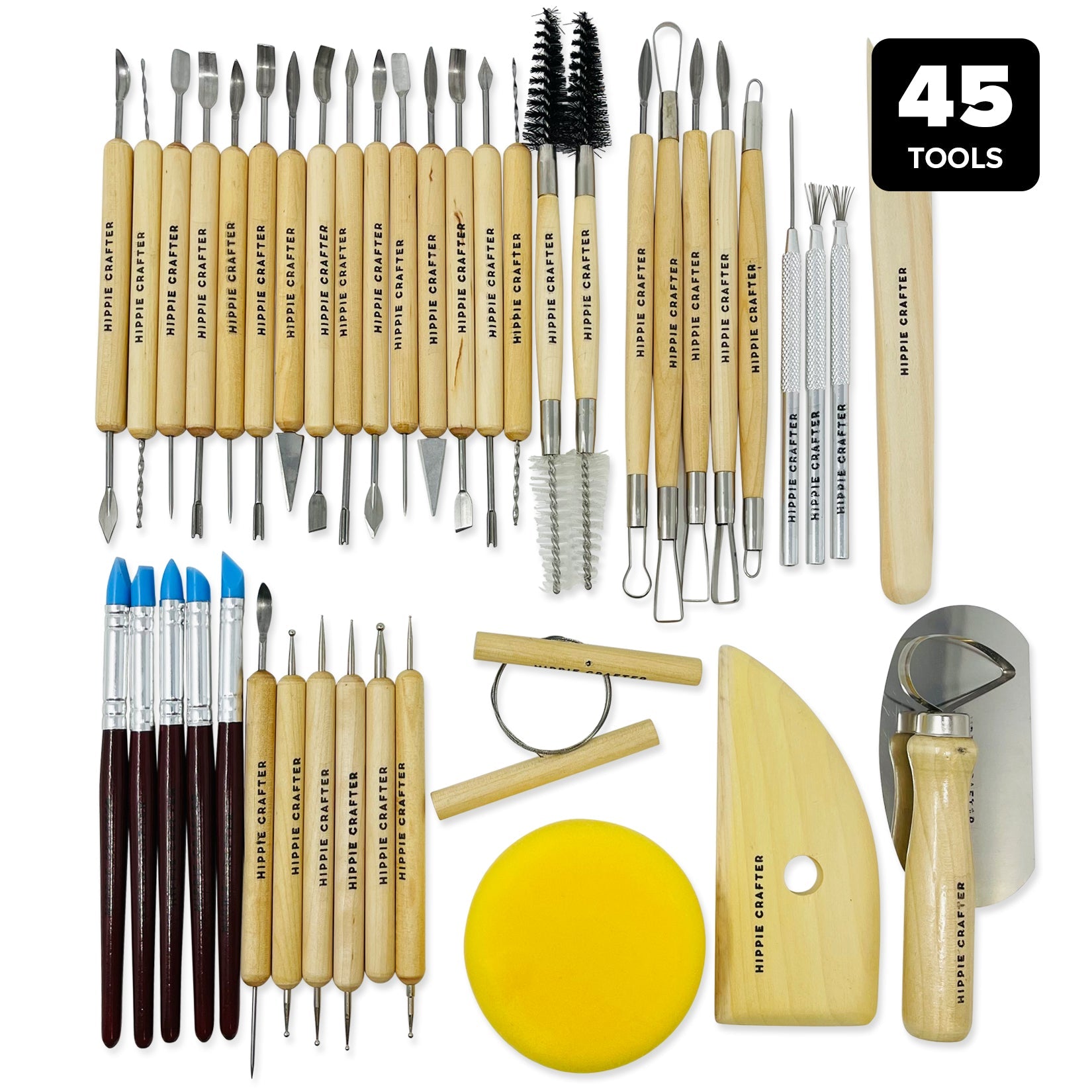 42-Piece Clay Tools and Pottery Tools Set for Sculpting and Ceramics – Mix  Wholesale