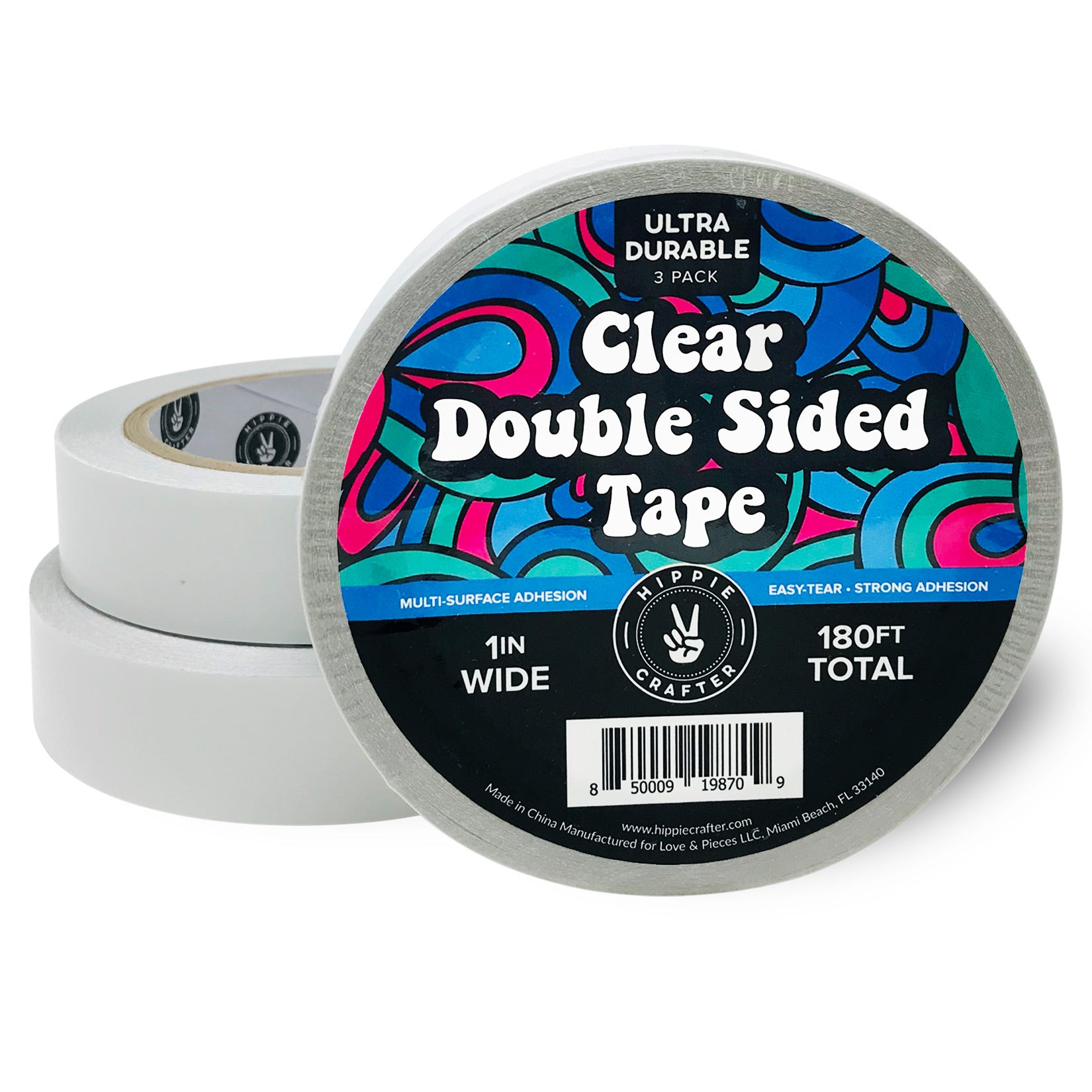 Clear Double Sided Tape for Crafts Two Sided Strong Sticky Wall Tape -  China Double Sided Tape, Double Tape