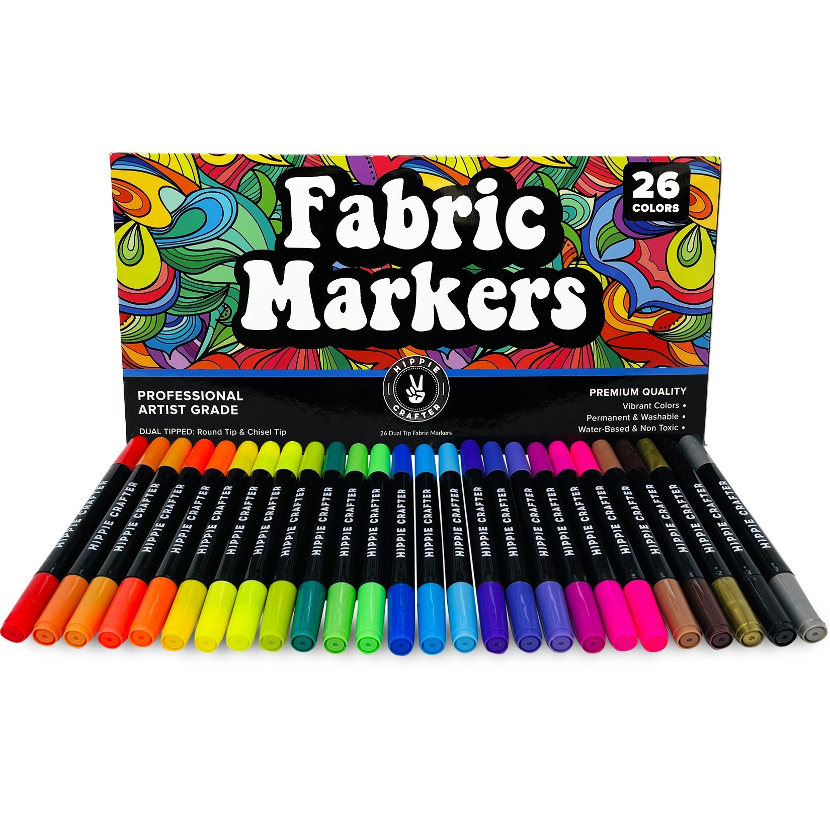 Hippie Crafter Acrylic Paint Markers for Paint by Number PBN