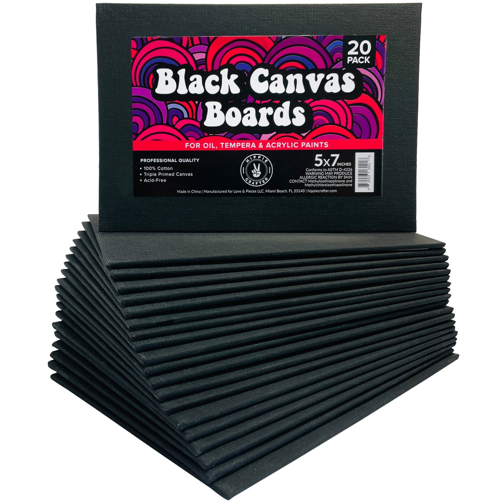 20 Pk Canvas Boards